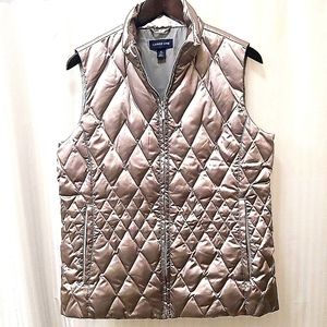 Lands' End Goose Down Puffer Vest Women's M